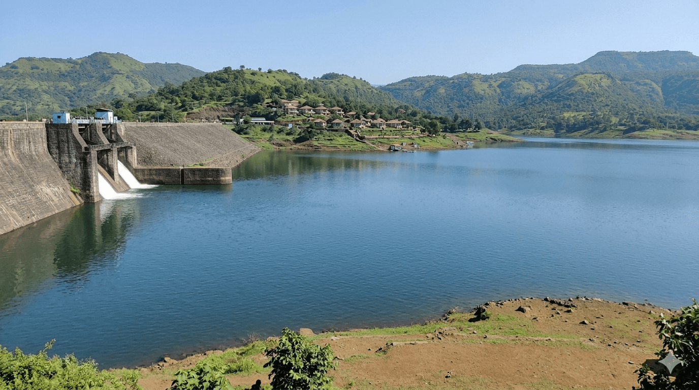 Panshet Dam / lake views & leisure