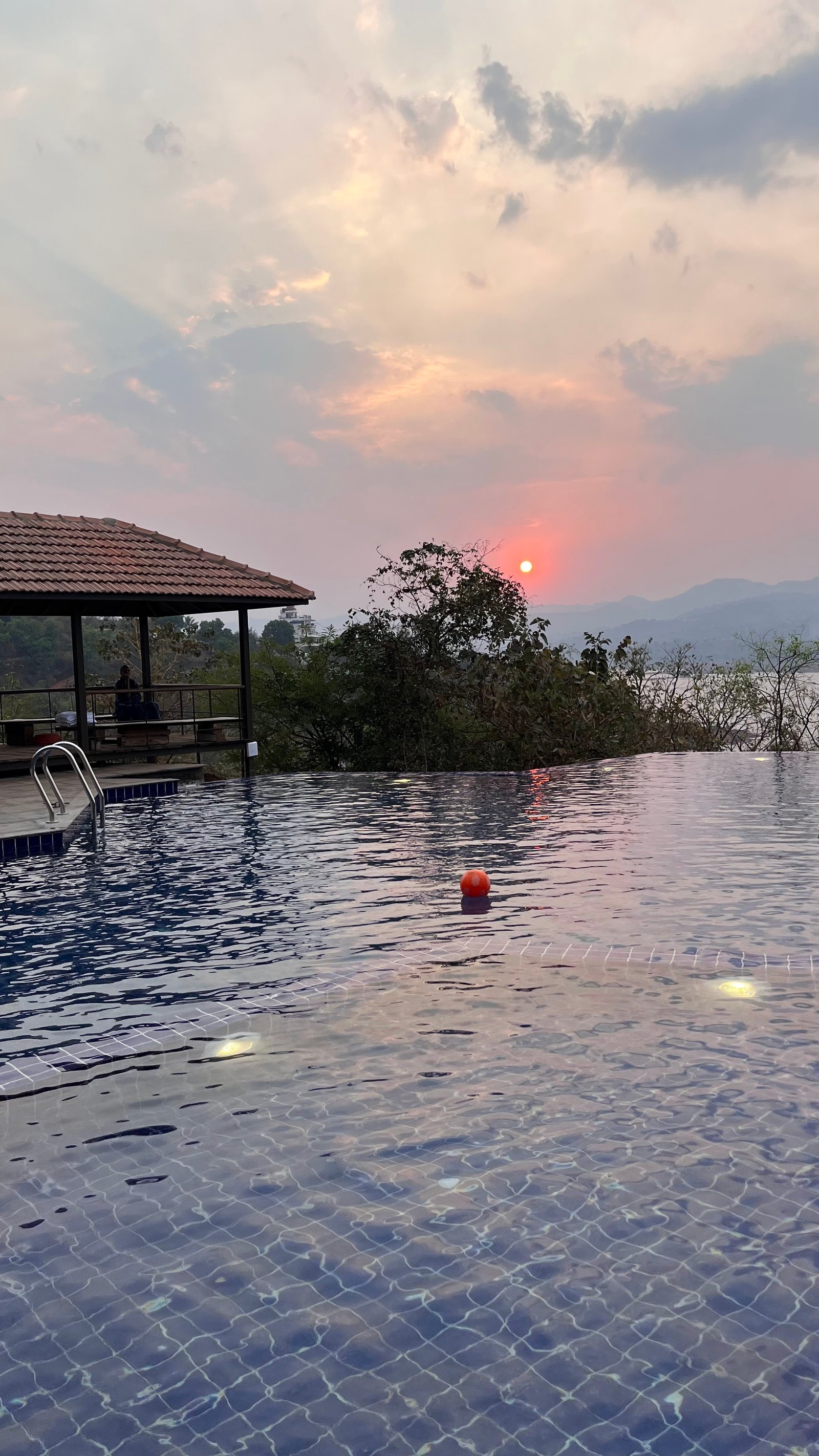 Infinity pool ambience